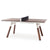 You and Me Wood Ping Pong Table - Indoor table RS Barcelona 180 - Small Walnut and White 