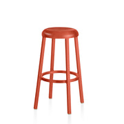Za Stool Stools Emeco Bar Height Coral Orange 