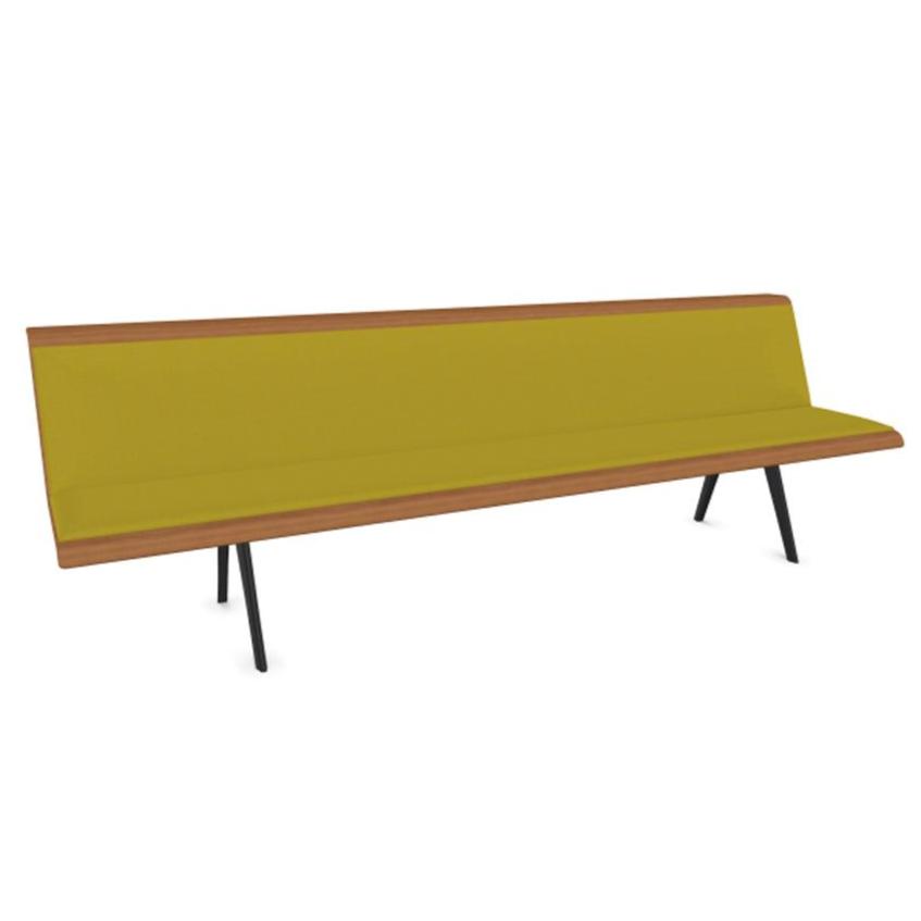 Zinta 4 Seats Waiting Bench Wood 4501 Benches Arper 